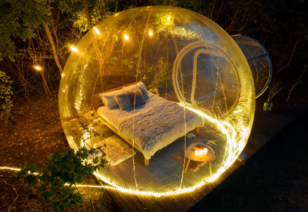 inflatable bubble bed tent